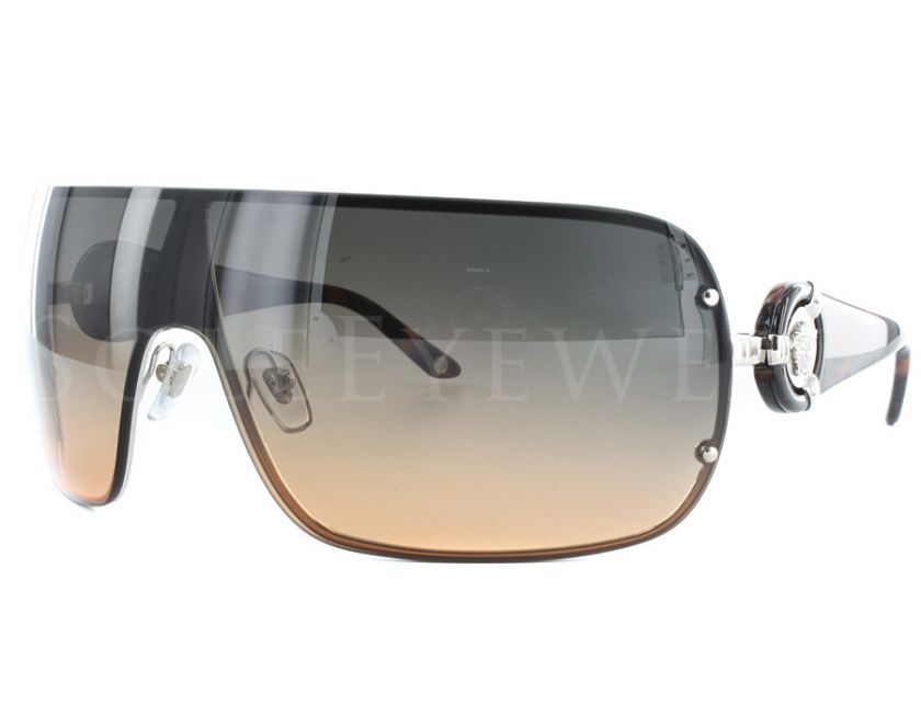 NEW Versace 2126 1000/18 VE2126 100018 Havana Silver Brown Gradient 