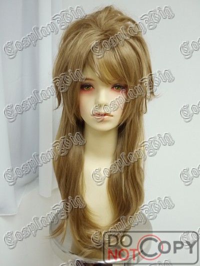 GAL GYARU FASHION long LIGHT BROWN Japanese cosplay WIG  