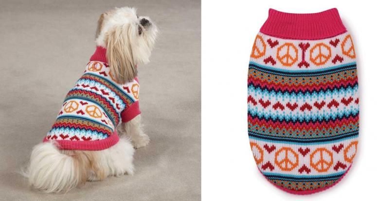 Peace Lovin Sweaters for Dogs/Dog sweaters