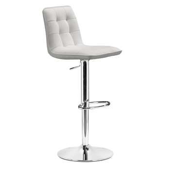 Zuo Modern Oxygen Barstool White   301351  