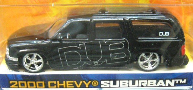 Jada Dub City 2000 Chevy Suburban RARE Set of 2 1/64  