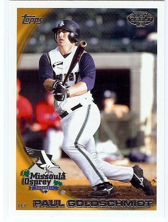 PAUL GOLDSCHMIDT 2010 Topps Pro Debut # 245 Arizona Diamondbacks 