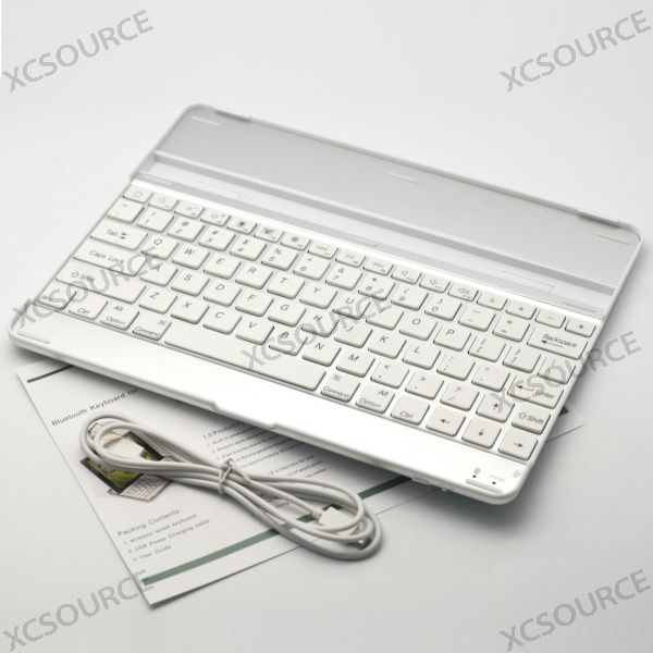   Aluminum Ultra thin light Bluetooth Wireless KeyBoard Dock Case IP23