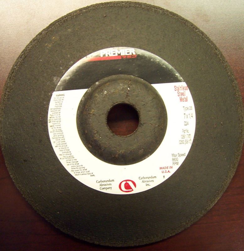 Carborundum Type 28 7 X 1/4 Z24 Grinding Wheels (Box/4)  