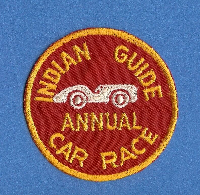 Vintage YMCA Indian Guides Annual Car Race Patch A  