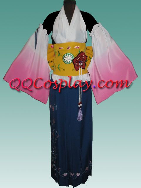 Final Fantasy X 2 Yuna Summoner Costume Cosplay  