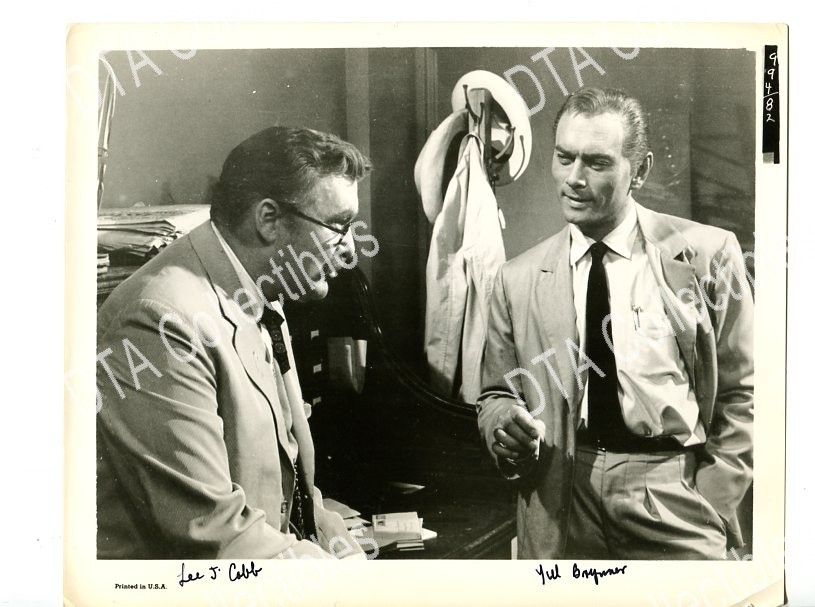 LEE J. COBB YUL BRYNNER PROMOTIONAL STILL  