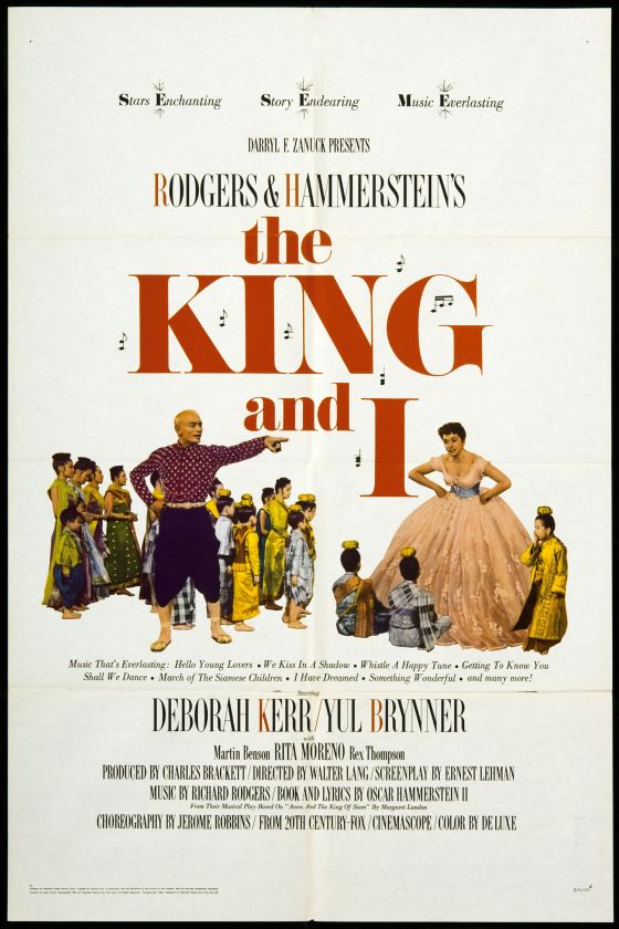 The King and I 1965 Re Release Movie Poster  