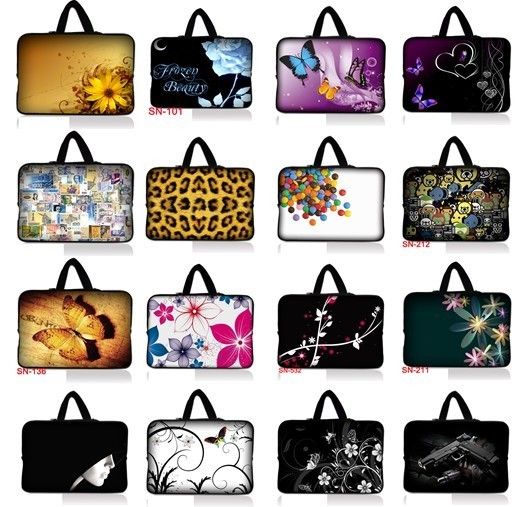 16 17 17.3 Notebook Laptop Carrying Bag Sleeve Case Cover + Handle 