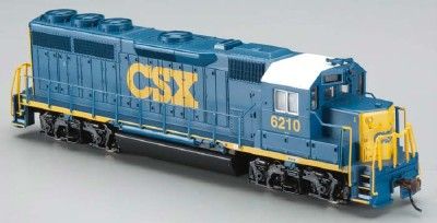 HO GAUGE BACHMANN 63512 EMD GP40 DIESEL LOCOMOTIVE CSX R.R. (DARK 