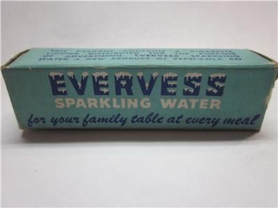 Pepsi Cola Evervess Sparkling Water Lighter 1940s Mint In Box 