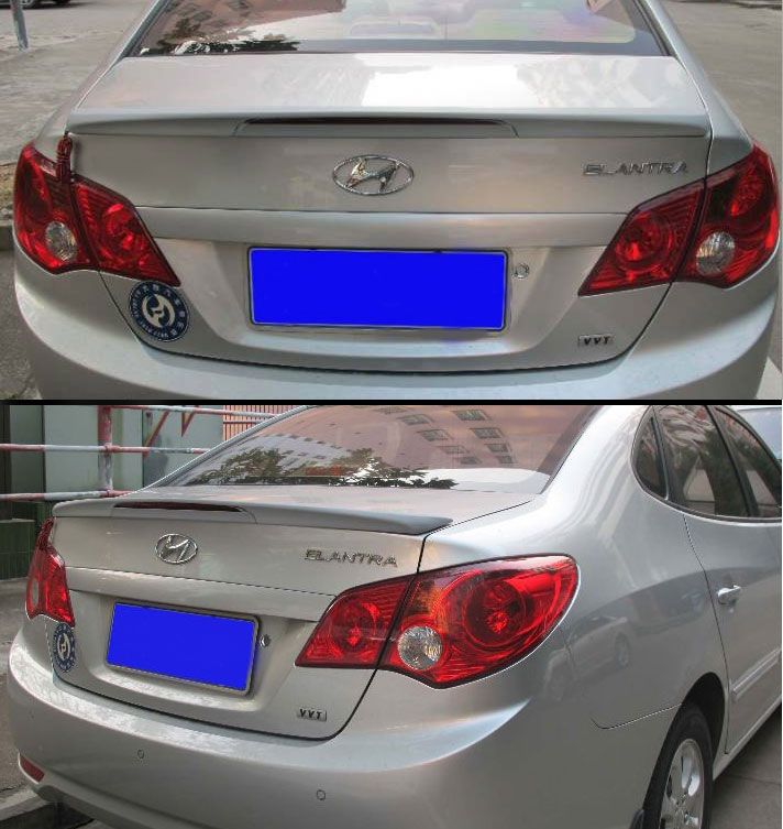    2012 Elantra OEM Style LED Light Rear Tail Wing Spoiler New Unpaint