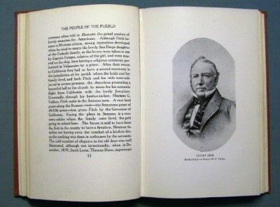 1937 1st PEOPLE OF THE PUEBLO THE STORY OF SONOMA  