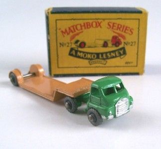 MATCHBOX MOKO LESNEY 27a BEDFORD LOW LOADER, 1956, MIB  