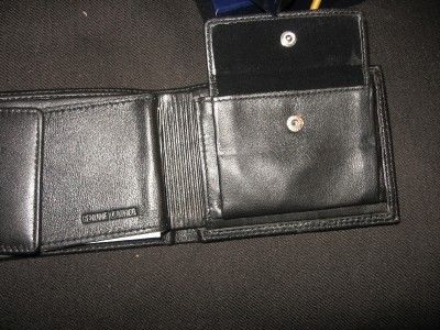 Buxton Zip Coin Billfold Wallet,Black style 4500  