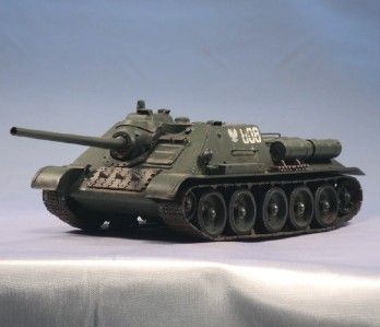 Built 1/35 WWII Russian SU 85 Tank Destroyer Soviet  