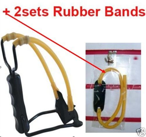 sets rubber bands+Slingshot sling shot wrist nog Z  