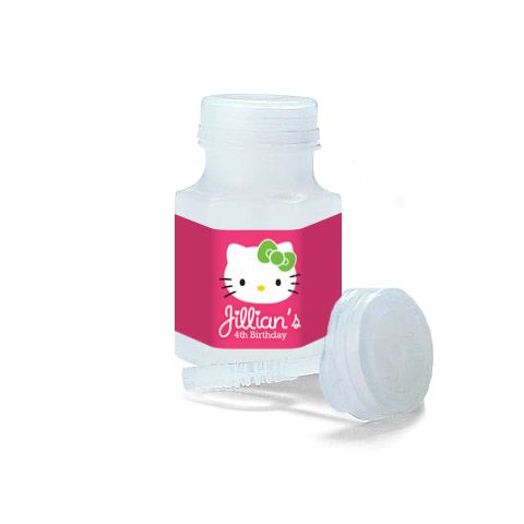 30 HELLO KITTY Party Favors Mini BUBBLE LABELS  