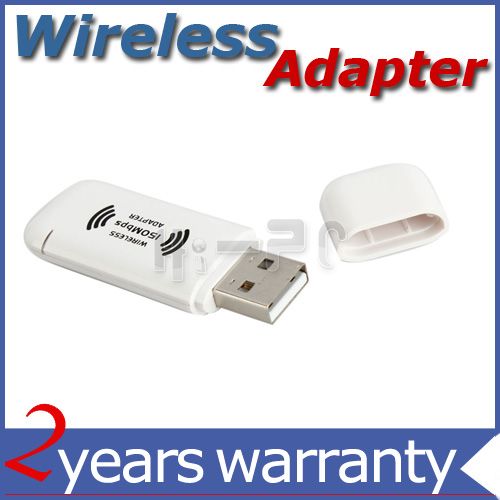 150M USB WiFi Wireless Network LAN 802.11 n/g/b Adapter White + driver 