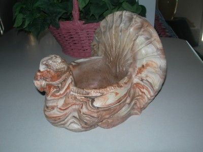 Comanche Pottery 1983 Turkey Planter / Centerpiece  