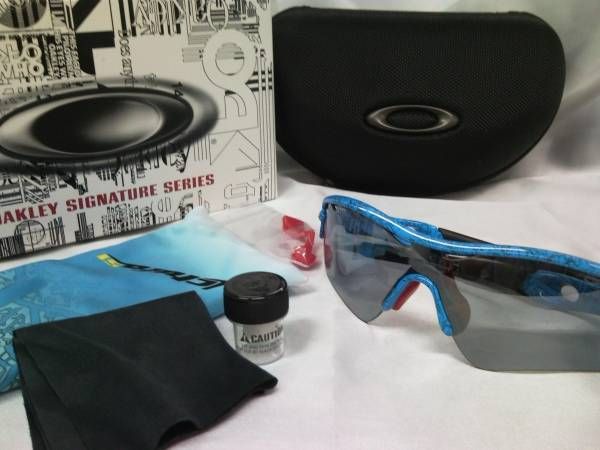 Oakley Very Rare Ichiro Radar Japan New Blue Black Ghost Text 51 