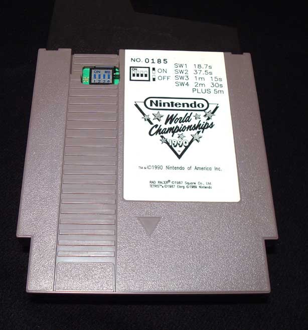 RARE World Championships 1990 NES Nintendo Grey Game A+  