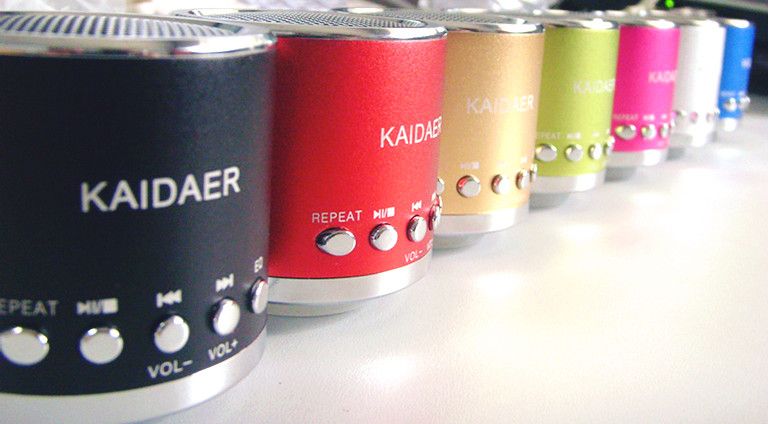 kaidaer mini speaker TF CARD  、line in for /MP4 PLAYER /ipod 