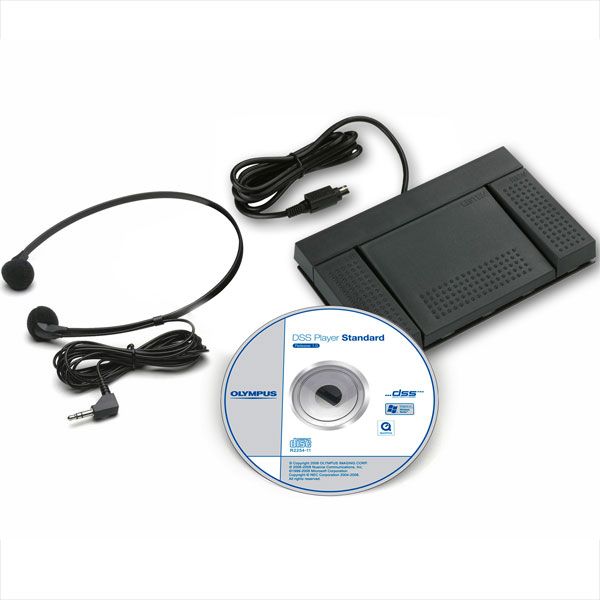 KIT Dictation Transcription Equipment Digital Olympus  