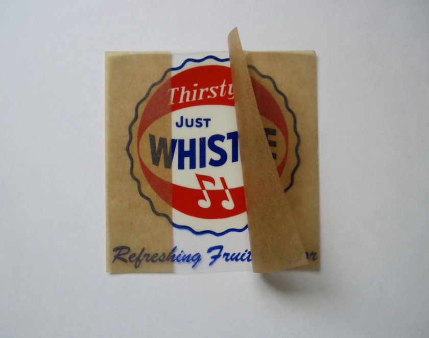 Original Whistle Soda Decal Sign   Thirsty Just Whistle Refreshing 