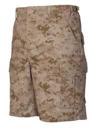 Desert Digital Camo Poly Cotton BDU Cargo Shorts   XL 690104292625 