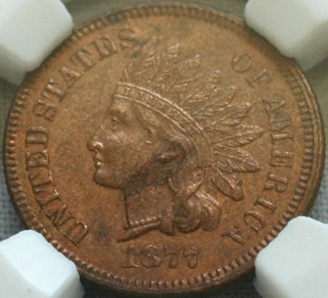 1877 Indian Head Cent NGC PROOF DETAILS  