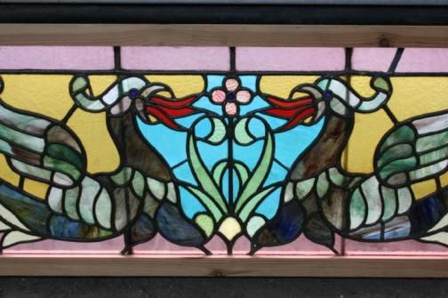 French Leaded Transom Window  