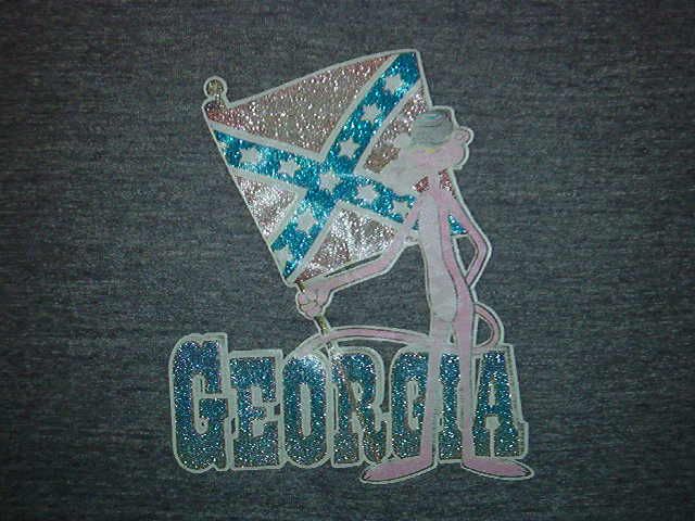 vintage 80s TENNESSEE GEORGIA RINGER Pink Panther M  