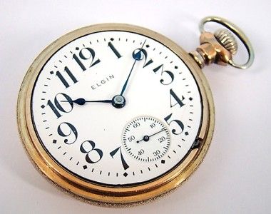 c1897 ELGIN Pocket WATCH   Model 2   18s 21j RAILROAD Grade 149 Runs 