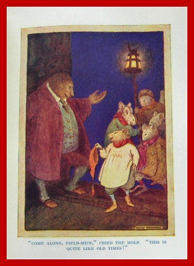 WIND IN THE WILLOWS   1926 Ed.  8 Color & 4 B&W Illus.by Nancy 