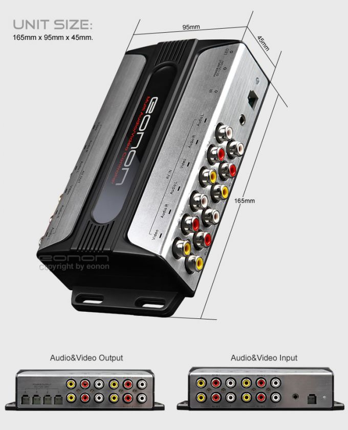 V0001 Eonon Multi Channel Audio/ Video Controller m1  