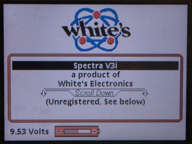 White’s Spectra V3i Metal Detector with bag,headphones,pinpointer 