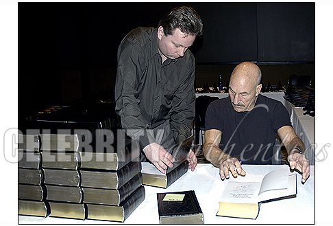 PATRICK STEWART AUTOGRAPHED SHAKESPEARE COMPLETE WORKS  