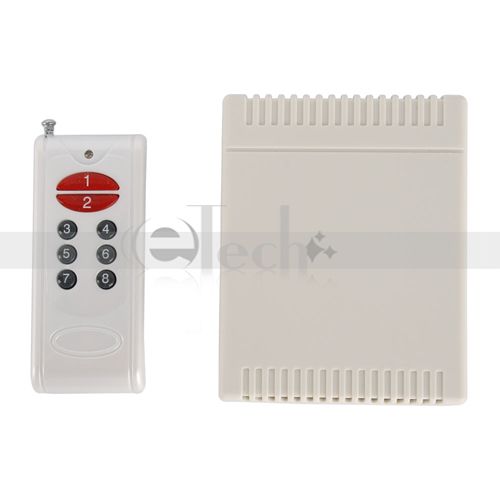 8CH Remote Control Switch Receiver and Transmitter 12V  