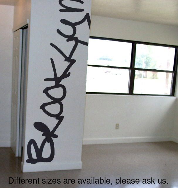 Vinyl Wall Decal Sticker Brooklyn NYC Large 61x17  