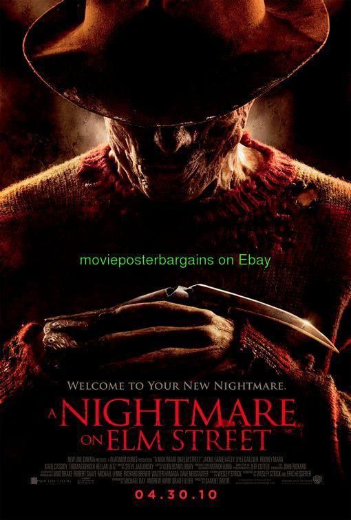 NIGHTMARE ON ELM STREET MOVIE POSTER 27x40 DS 2010  