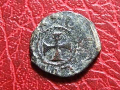 ARMENIA Cilician Hetoum II Æ Kardez Sis mint Cross pattée Rare 