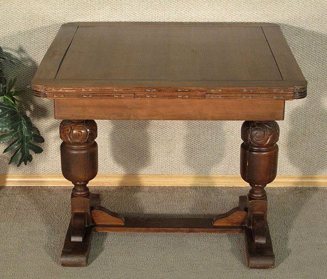 ANTIQUE English 5Ft Solid AOK Drawleaf DINIG Pub TABLE  