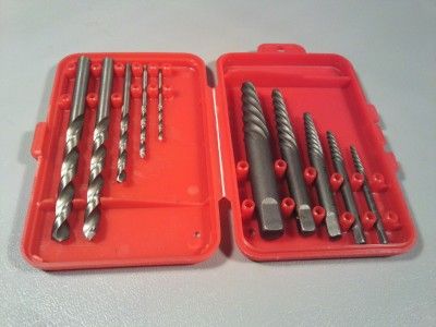 Westward 10 piece Screw extractor and drill bit set NEW  