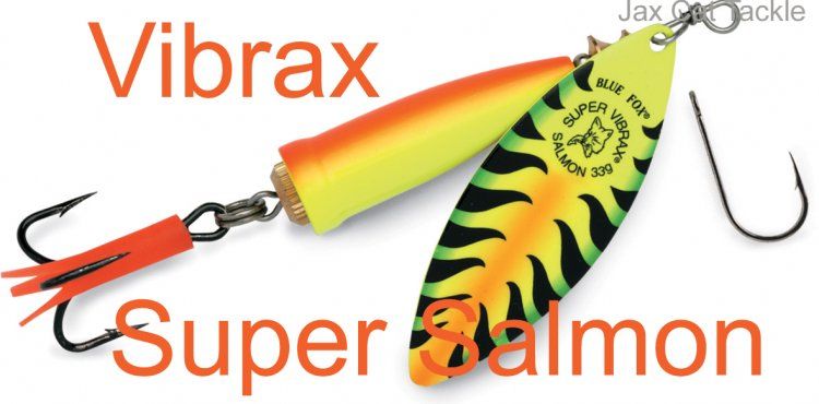 Blue Fox Super Salmon Vibrax Spinning Lures  