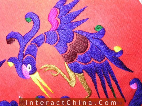 Aboriginal Ethnic Miao Ladies Silk Embroidery Artwork