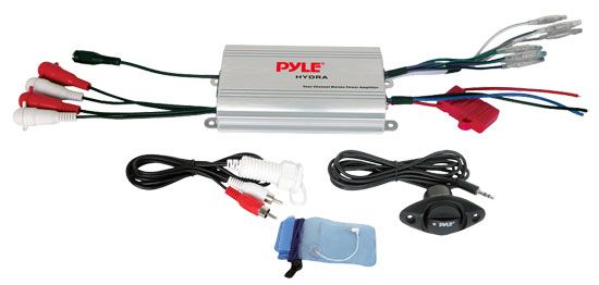 Pyle   PLMRA   4 Channel Waterproof / Ipod Marine Power 