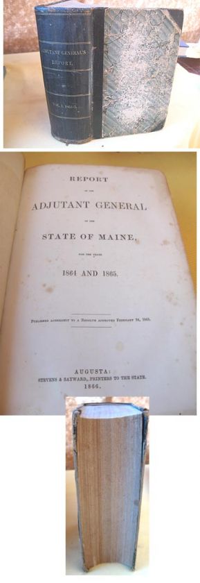 ADJUTANT GENERALS Report,STATE of MAINE,1964 65  