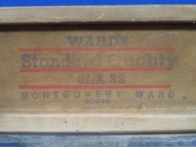   Standard Quality Glass & Wood Washboard by Montgomery Ward C51  