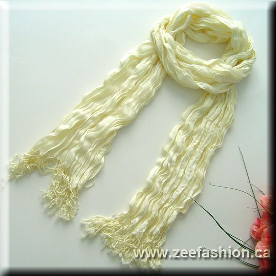 DRAPED GOLDEN THREAD PASHMINA SILK CASHMERE SCARF  